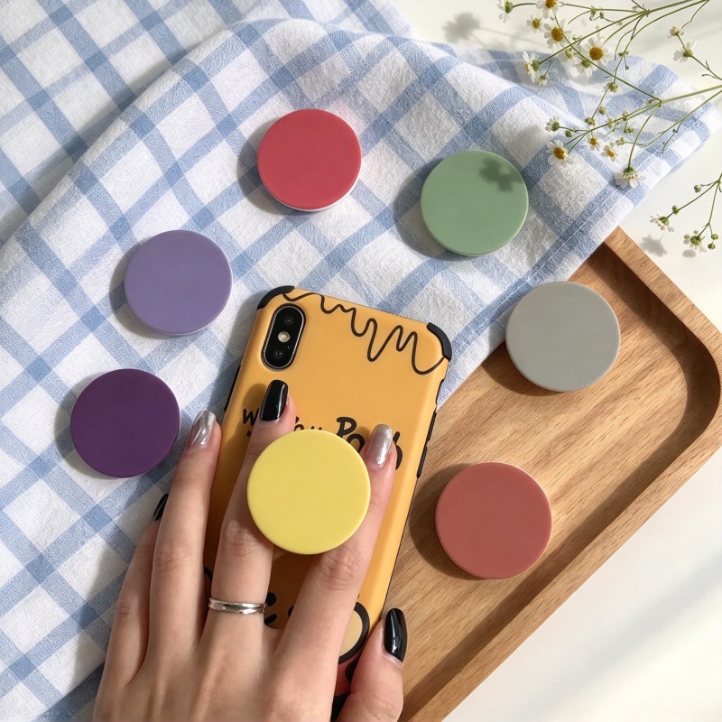 Desk Accessories - 1PCS Solid Matte Phone Grip Stand