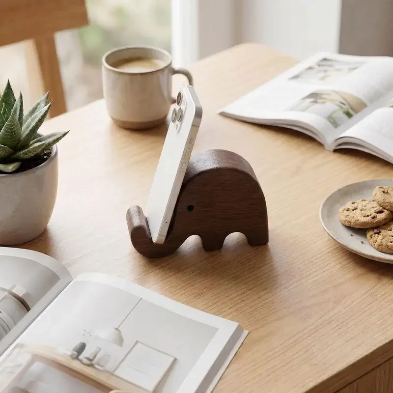 Creative Black Walnut Solid Wo - Desk Accessories 评论和价格