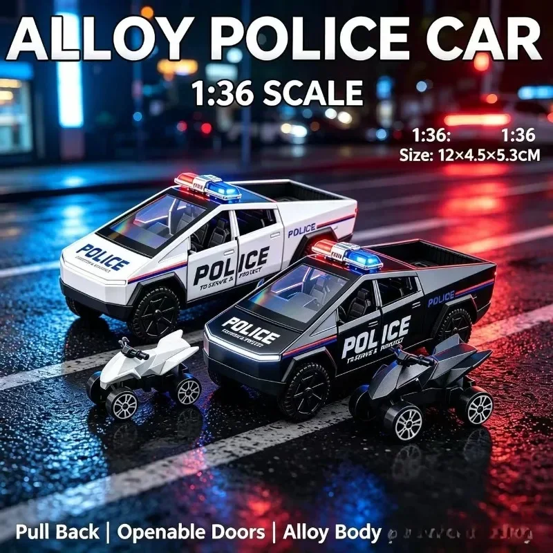 New 1:36 Police Pickup Alloy C - Desk Accessories 评论和价格
