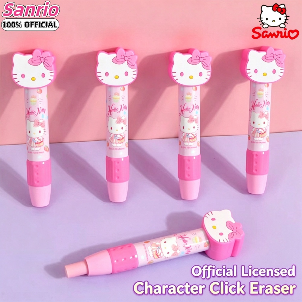 Genuine Hello Kitty Melody 3D  - Retractable Eraser Pen Click 评论和价格