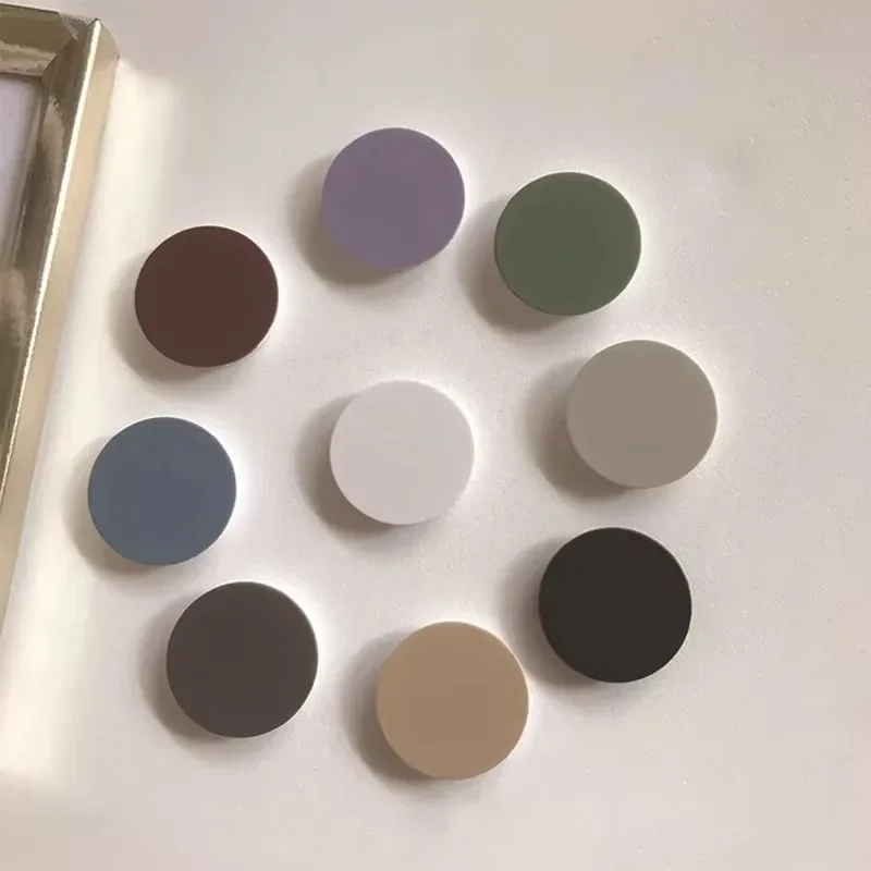 1PCS Solid Matte Phone Grip St - Desk Accessories 评论和价格