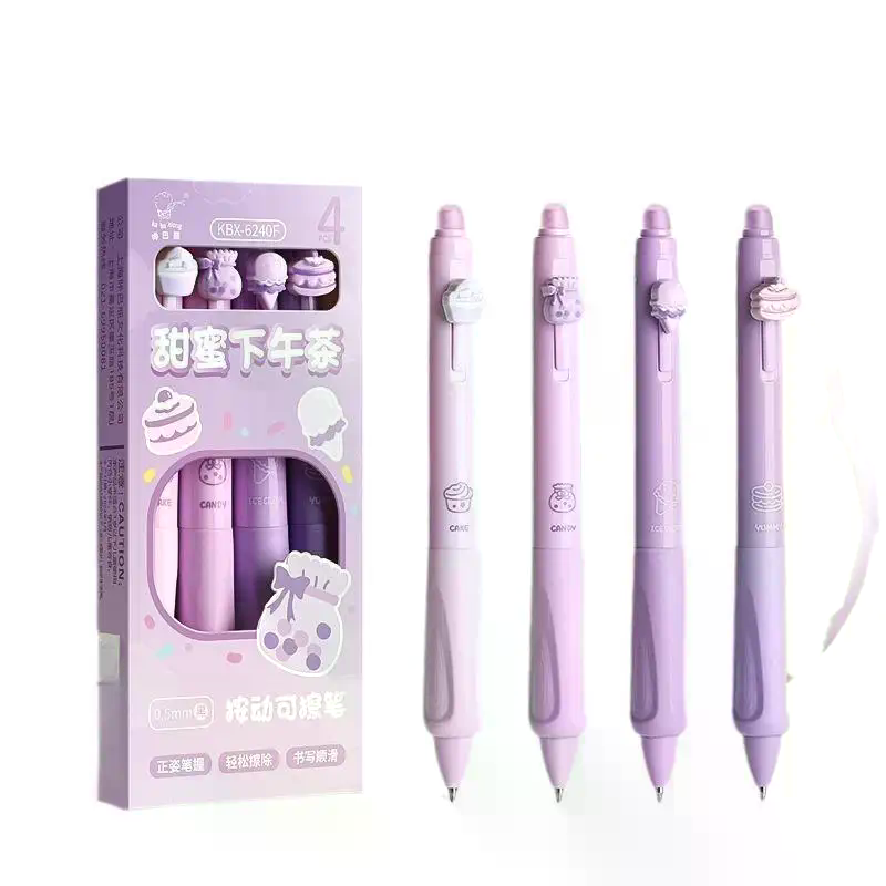 4/6Pcs Erasable Gel Pen Set, 0 - Retractable Eraser Pen Click 评论和价格